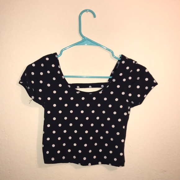 Polka dot Crop Top - Picture 1 of 3
